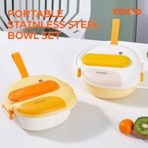 Portable Stainless Steel Bowl Set (ROVCO )